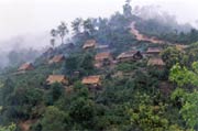 Mountian Fastness of Landian Yao People in Jinping of Yunnan Province